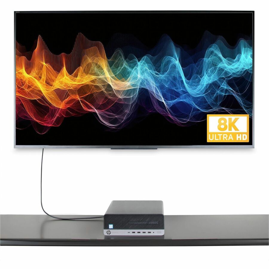 StarTech.com 6ft (2m) DisplayPort to HDMI Adapter Cable, 8K 60Hz, 4K 144Hz, HDR10, DP 1.4 to HDMI 2.1 Active Video Converter