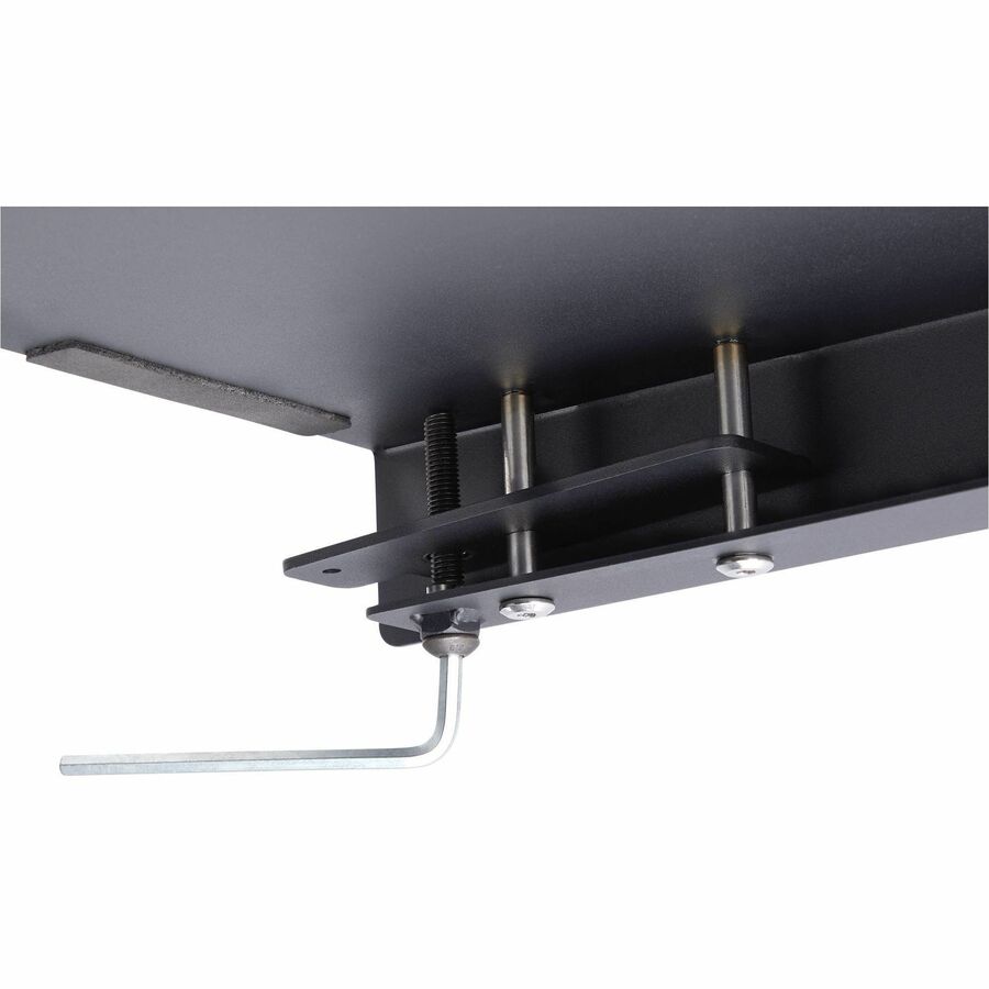 StarTech.com Steel Desk Corner Sleeve, For L-Shaped/Corner Desk, Up to 1.5in (38.1mm) Thick, Increase Space for Keyboard/Mouse, Desk Tray