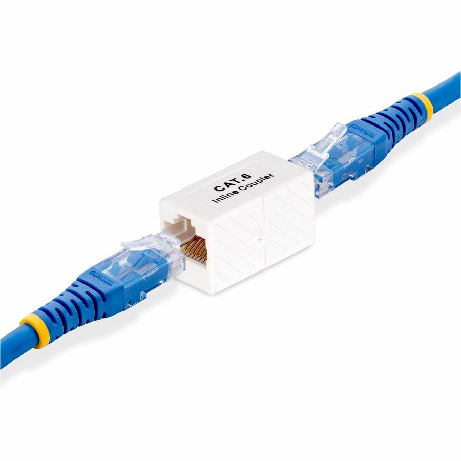 StarTech.com RJ45 Coupler 5-Pack, Inline Cat6 Coupler, Female to Female (F/F) T568 Connector, Unshielded Ethernet Cable Extension