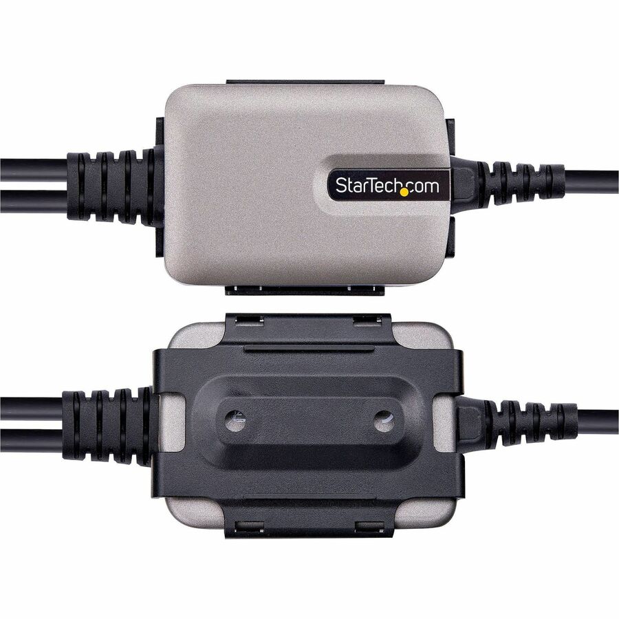 StarTech.com 2ft/60cm 2-Port USB to Serial Adapter Cable, COM Retention, FTDI, DB9 RS232, Changeable DB9 Screws/Nuts, Windows/macOS/Linux