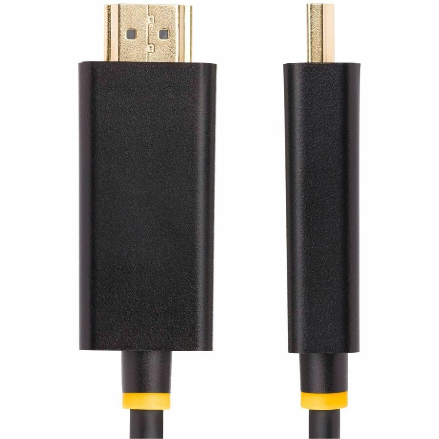 StarTech.com 3.3ft (1m) DisplayPort to HDMI Adapter Cable, 4K 60Hz with HDR, DP to HDMI 2.0b Cable, Active Video Converter
