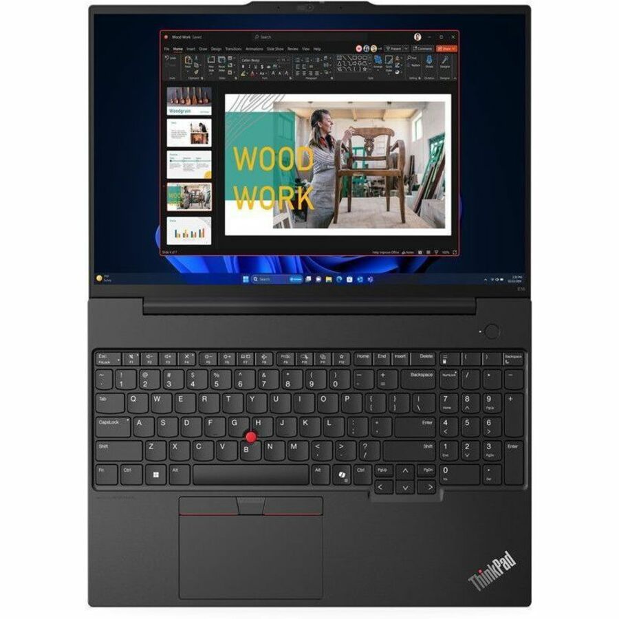 Lenovo ThinkPad E16 Gen 2 21MA0006US 16" Notebook - WUXGA - Intel Core Ultra 7 155U - 16 GB - 512 GB SSD - English Keyboard - Graphite Black