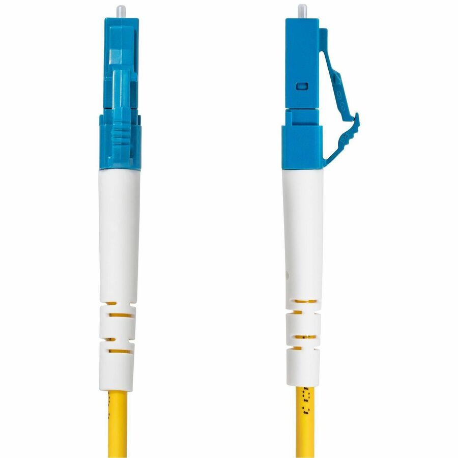 StarTech.com 15m (49.2ft) LC to SC (UPC) OS2 Single Mode Simplex Fiber Optic Cable, 9/125, 40G/100G, Low Insertion Loss, LSZH Jumper Cord
