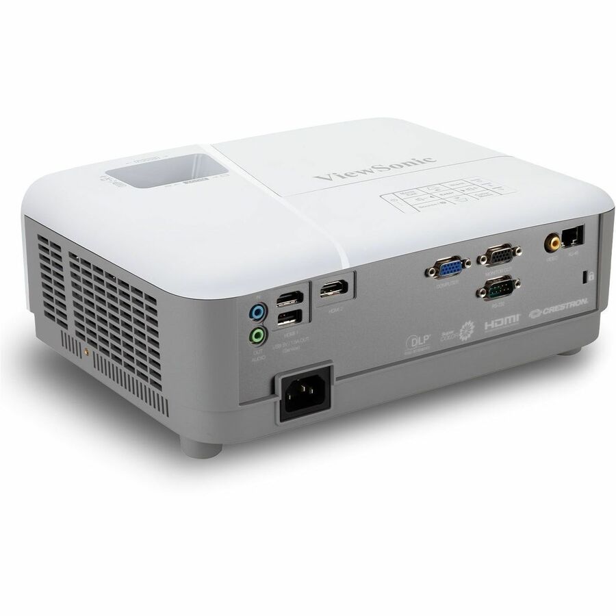 ViewSonic PA504W DLP Projector - 16:10 - Wall Mountable, Ceiling Mountable - White