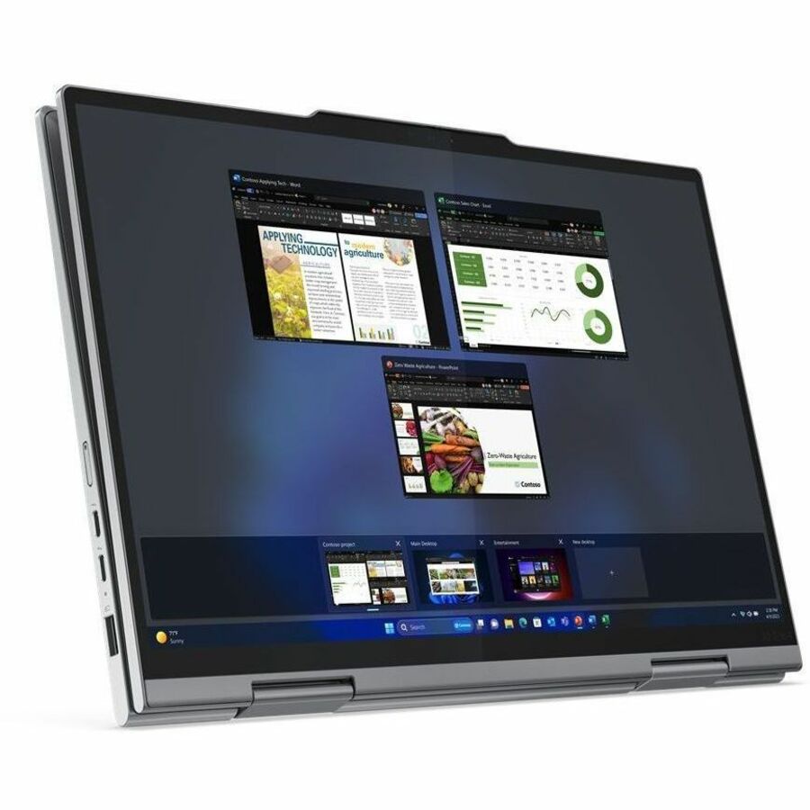 Lenovo ThinkPad X1 Gen 9 21KE005PUS 14" Touchscreen Convertible 2 in 1 Notebook - WUXGA - Intel Core Ultra 5 125U - Intel Evo Platform - 16 GB - 512 GB SSD - English Keyboard - Gray
