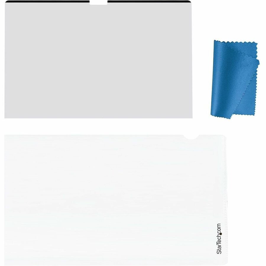 StarTech.com 17-inch 16:10 Flip-Up Privacy Screen with Touch, Anti-Glare Blue Light Filter, Laptop Monitor Screen Protector