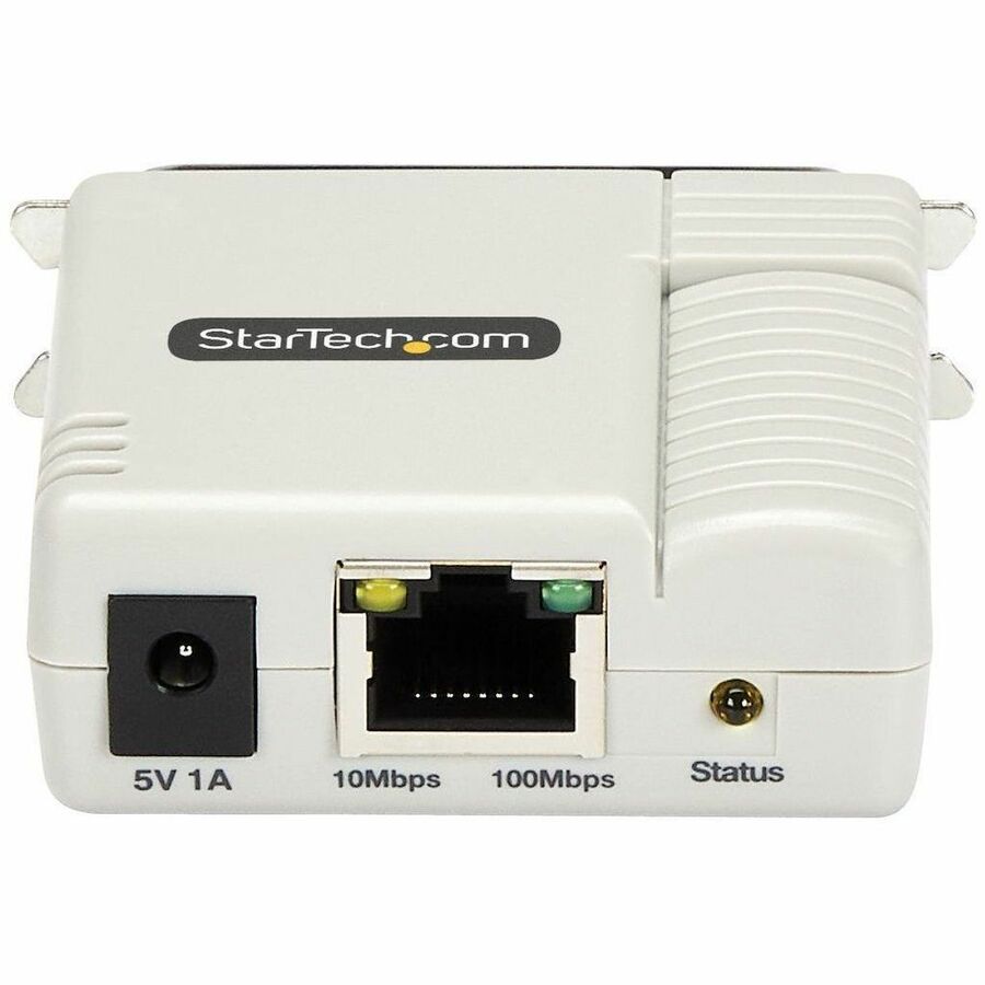 Serveur d'impression réseau Ethernet vers parallèle StarTech.com, LAN 10/100 Mbit/s, interface Web activée, adaptateur serveur d'impression Ethernet Centronics, améliore les imprimantes existantes