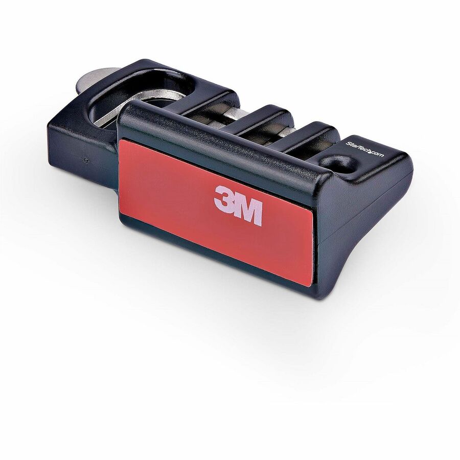 Ancrage de câble périphérique StarTech.com, clavier/souris sécurisé pour ordinateur partagé, avec plaque métallique, à utiliser avec le câble de sécurité d'un ordinateur portable