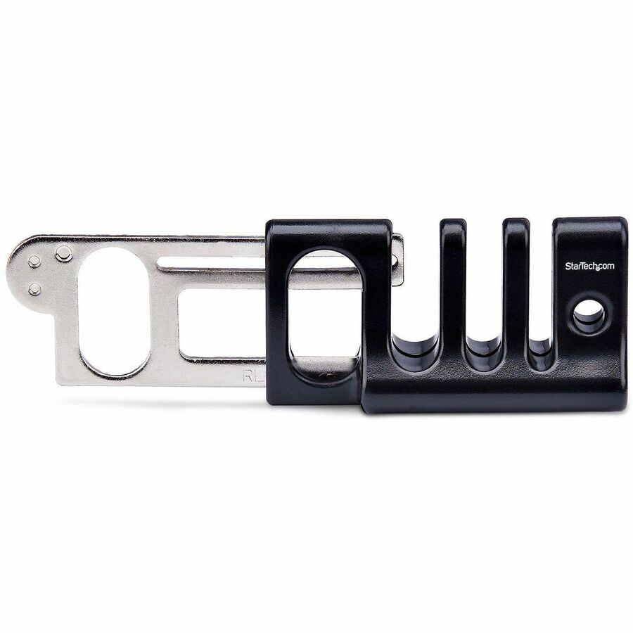 Ancrage de câble périphérique StarTech.com, clavier/souris sécurisé pour ordinateur partagé, avec plaque métallique, à utiliser avec le câble de sécurité d'un ordinateur portable