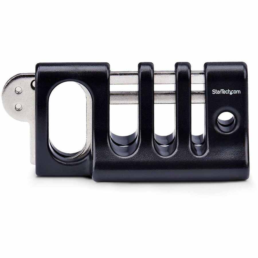 Ancrage de câble périphérique StarTech.com, clavier/souris sécurisé pour ordinateur partagé, avec plaque métallique, à utiliser avec le câble de sécurité d'un ordinateur portable