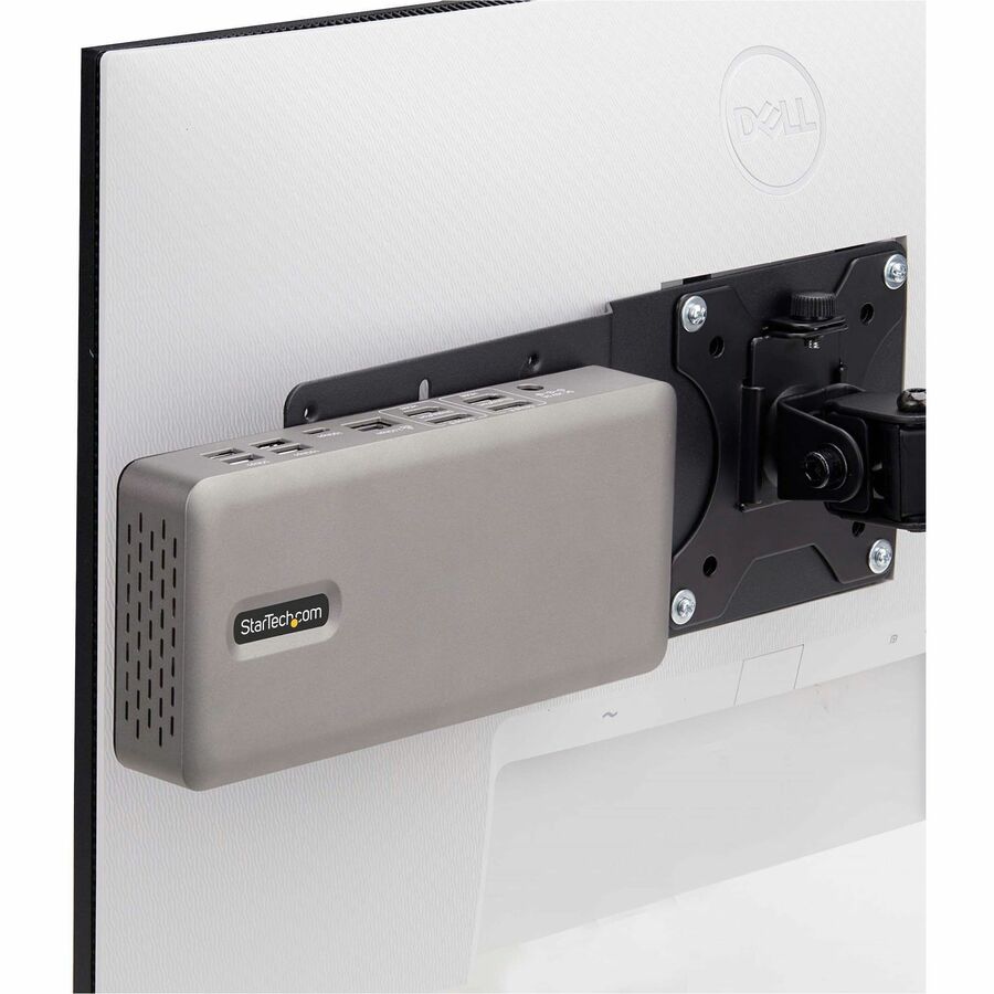 StarTech.com VESA Mounting Bracket for NUC/Thin Clients or Laptop Docking Stations, VESA 75x75/100x100 Compatible
