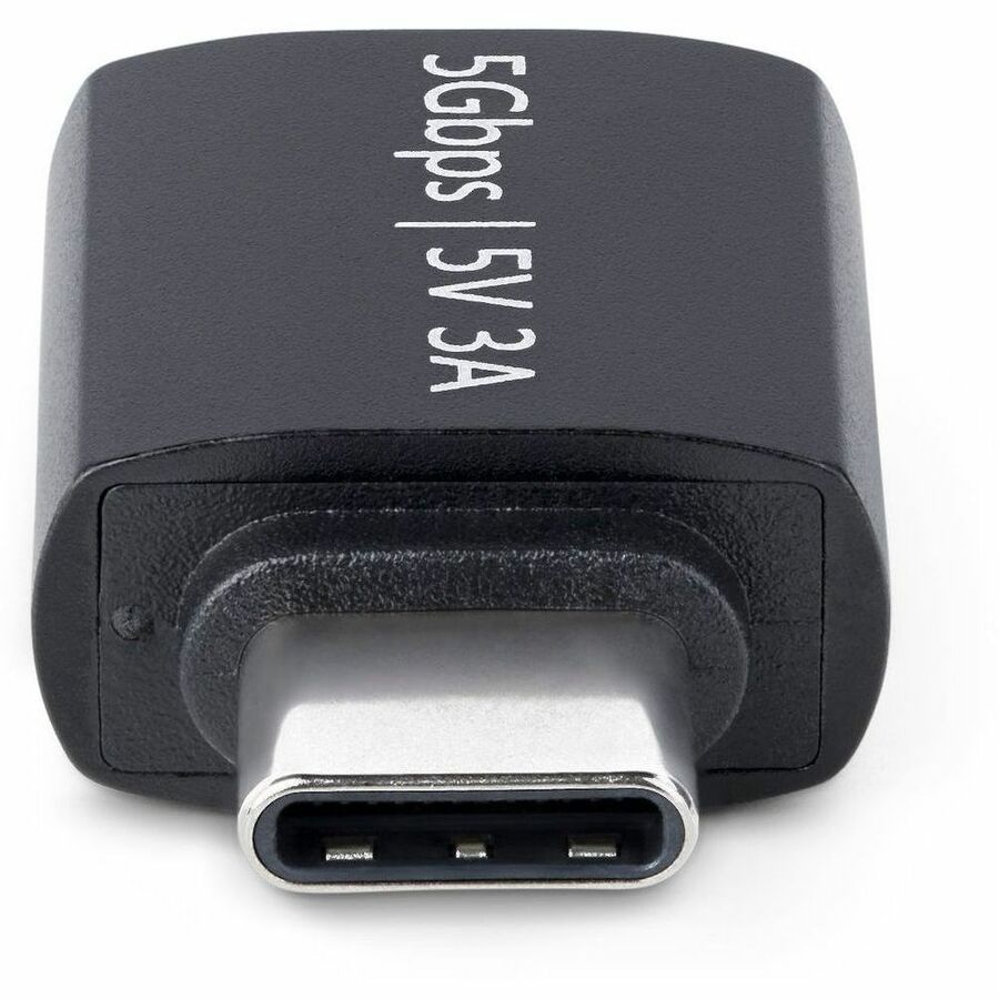 StarTech.com USB-C to USB-A Adapter, USB 5Gbps, Compact USB-C Male to USB-A Female Adapter, Durable Metal Housing, M/F