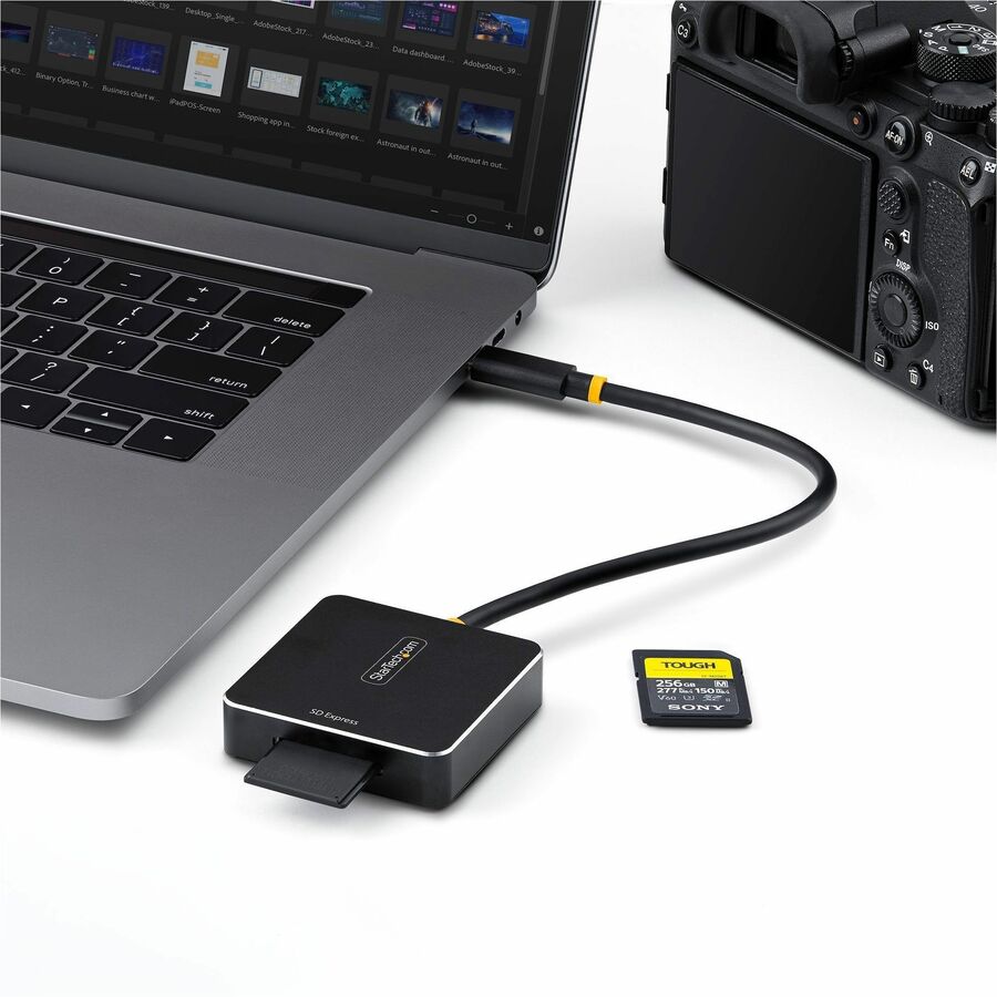 StarTech.com USB-C SD Express Card Reader, Portable USB 3.2
