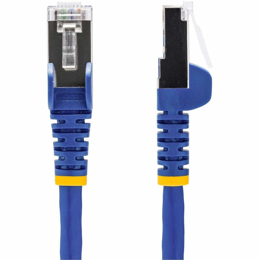 StarTech.com 6ft Blue CAT8 Ethernet Cable, Snagless RJ45, 25G/40G 2000MHz, 100W PoE, S/FTP, 26AWG Pure Bare Copper, LSZH Network Patch Cord