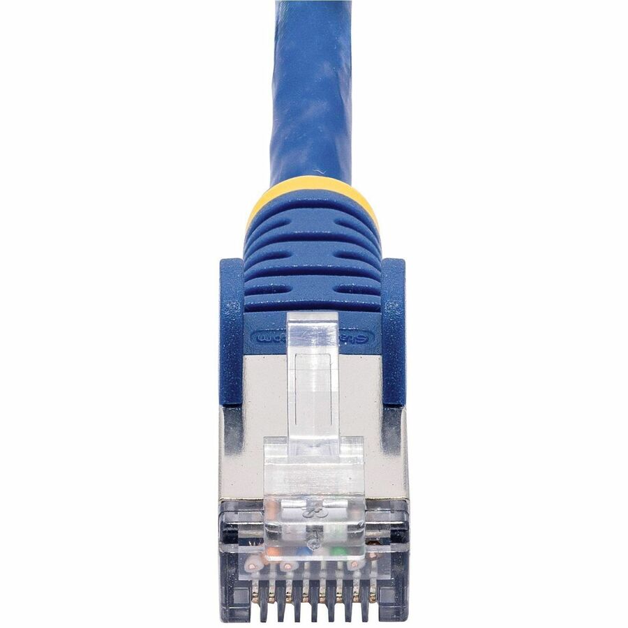 StarTech.com 6ft Blue CAT8 Ethernet Cable, Snagless RJ45, 25G/40G 2000MHz, 100W PoE, S/FTP, 26AWG Pure Bare Copper, LSZH Network Patch Cord