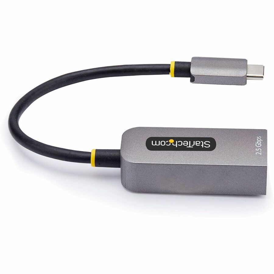 StarTech.com 2.5GbE USB-C to Ethernet Adapter, NBASE-T NIC, USB 3.0 Type-C 2.5/1G Multi Speed Network, USB 3.1 RJ45, Thunderbolt Compatible