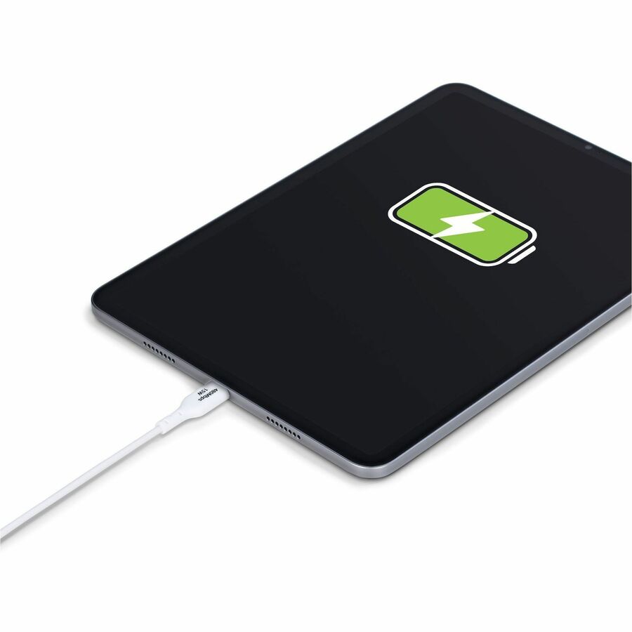 StarTech.com 10ft (3m) USB-A to USB-C Charging Cable, Charge & Sync, 3A, USB 2.0, TPE Jacket - White USB Charging Cord
