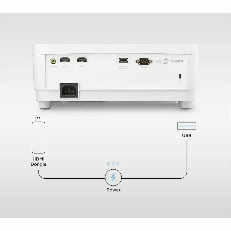 ViewSonic PX700HDH DLP Projector - 16:9 - Ceiling Mountable, Wall Mountable - White