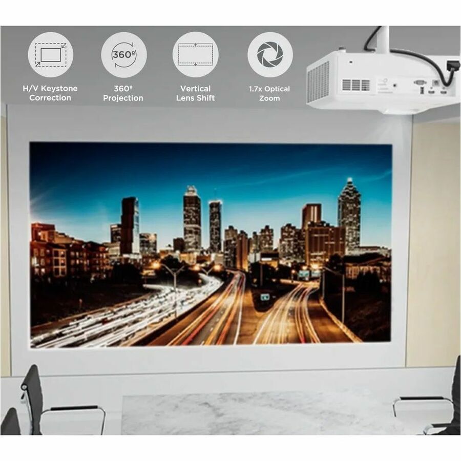 ViewSonic Luminous Superior LS901-4K Laser Projector - 16:9 - Ceiling Mountable, Wall Mountable - White