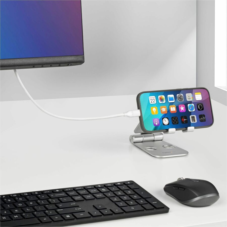 StarTech.com 6ft (2m) USB-C to DisplayPort 1.2 Cable, Bidirectional, 4K 60Hz White Video Adapter for Apple MacBook Pro / Air M1 M2 M3 M4