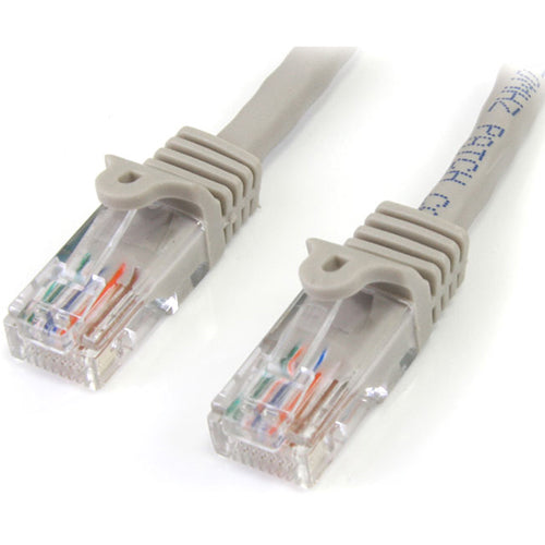 Câble patch UTP Cat5e anti-accroc StarTech.com de 30 cm (1 pi) gris