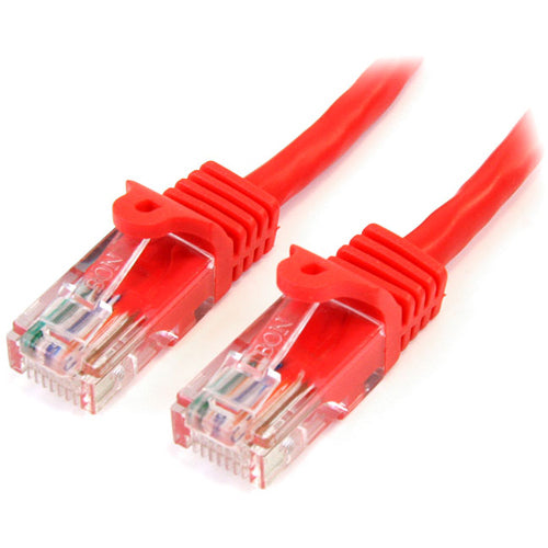 Câble patch UTP Cat5e anti-accroc StarTech.com rouge de 1,8 m
