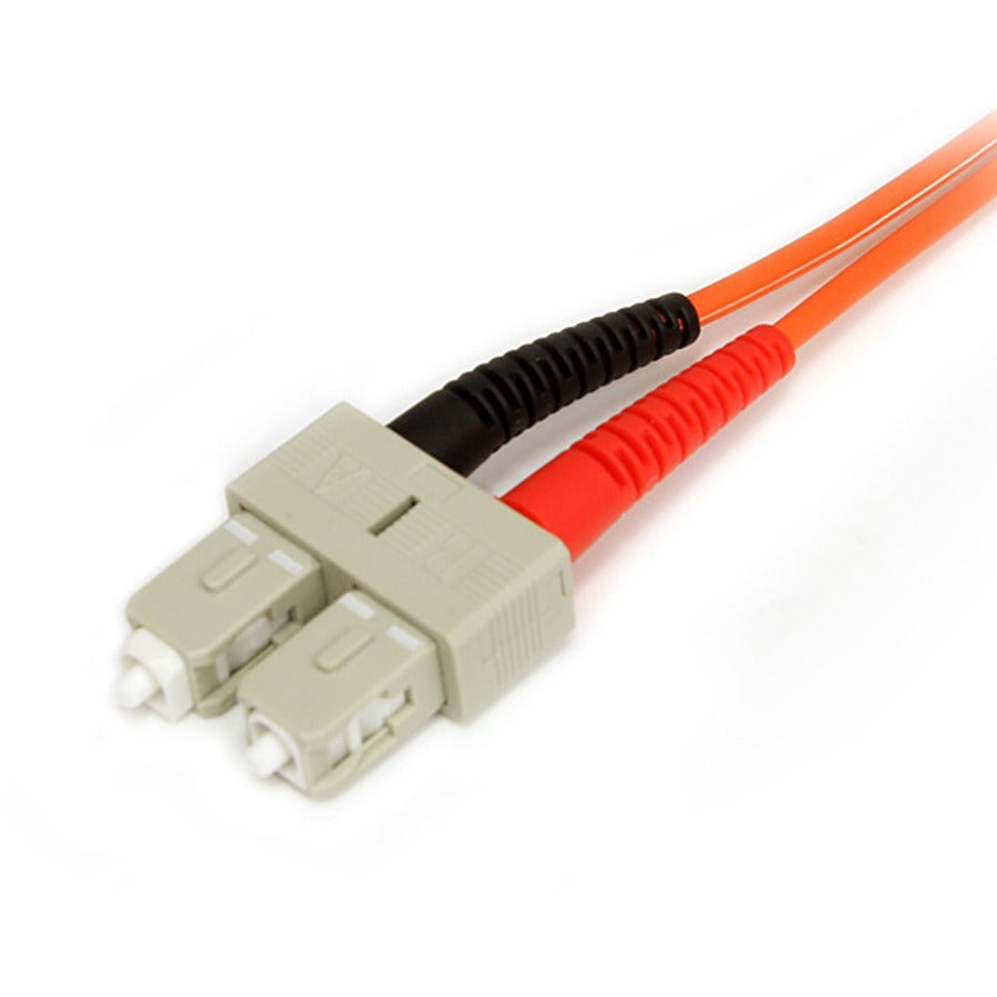 3m Multimode 62.5/125 Duplex Fiber Cable - LC/SC