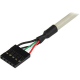 StarTech.com 2 Port USB A Female Slot Plate Adapter Cable
