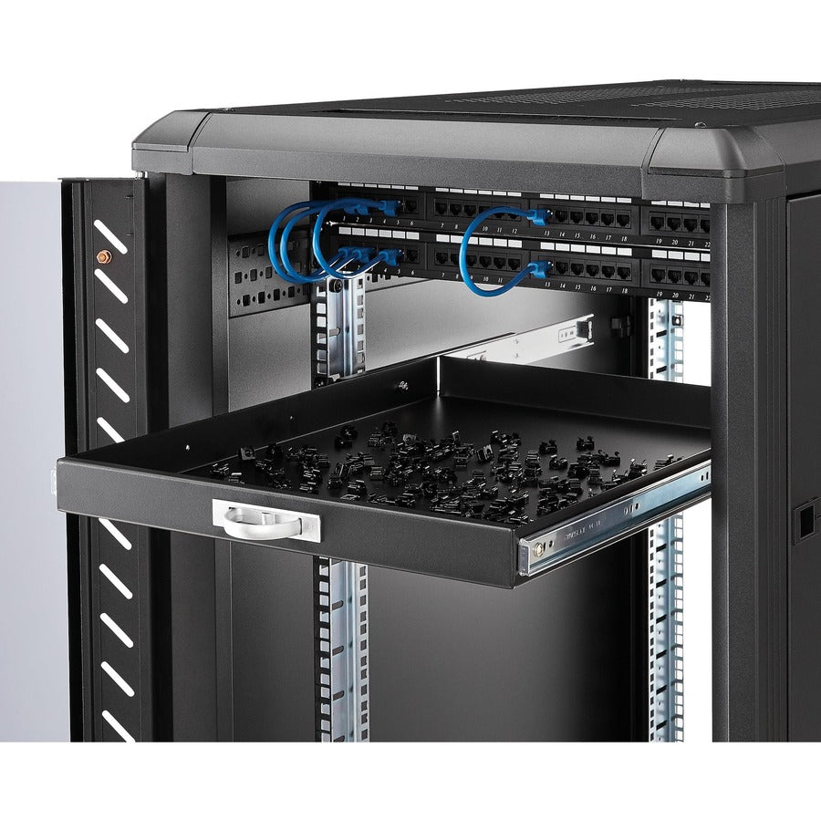 Étagère de serveur coulissante profonde noire StarTech.com