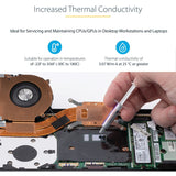 Pâte thermique StarTech.com, 1,5 g, composé de dissipateur thermique à base d'oxyde métallique, seringues refermables, pâte pour processeur