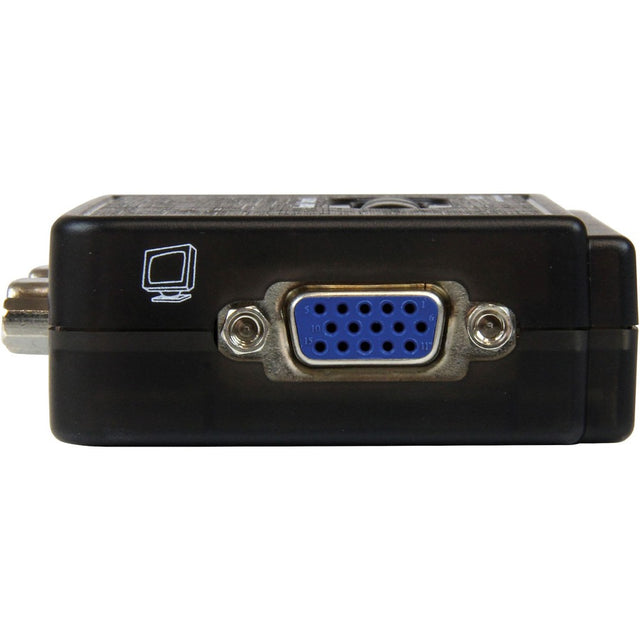 StarTech.com 2 Port USB KVM Kit with Cables and Audio Switching - KVM / audio switch - USB - 2 ports - 1 local user
