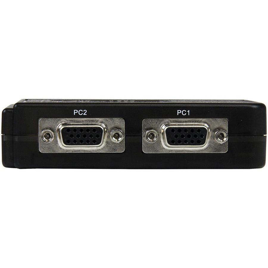 StarTech.com 2 Port USB KVM Kit with Cables and Audio Switching - KVM / audio switch - USB - 2 ports - 1 local user
