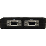 StarTech.com 2 Port USB KVM Kit with Cables and Audio Switching - KVM / audio switch - USB - 2 ports - 1 local user
