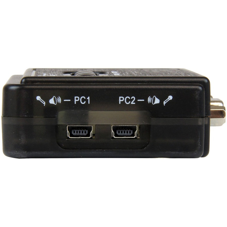 StarTech.com 2 Port USB KVM Kit with Cables and Audio Switching - KVM / audio switch - USB - 2 ports - 1 local user
