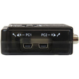 StarTech.com 2 Port USB KVM Kit with Cables and Audio Switching - KVM / audio switch - USB - 2 ports - 1 local user
