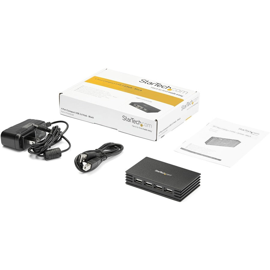 StarTech.com Hub USB 2.0 4 ports - Hub - 4 ports - USB haute vitesse