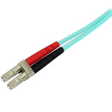 Câble fibre optique multimode StarTech.com LC/UPC vers SC/UPC OM3 2 m (6 pi), duplex intégral 50/125 Zipcord, 100 G, cordon de raccordement fibre LSZH