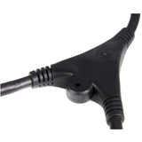 StarTech.com 10ft (3m) Power Extension Cord Splitter, C14 to 2x C13, 13A 250V, 16AWG, Computer Power Cord Extension, Power Extension Cable