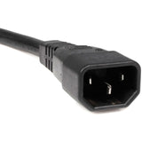 StarTech.com 10ft (3m) Power Extension Cord Splitter, C14 to 2x C13, 13A 250V, 16AWG, Computer Power Cord Extension, Power Extension Cable