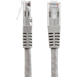 StarTech.com 1ft CAT6 Ethernet Cable - Gray Molded Gigabit - 100W PoE UTP 650MHz - Category 6 Patch Cord UL Certified Wiring/TIA