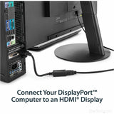 StarTech.com DisplayPort to VGA Adapter, Active DP to VGA Converter, 1080p Video DP to VGA Monitor Dongle, Latching DP Connector, Durable
