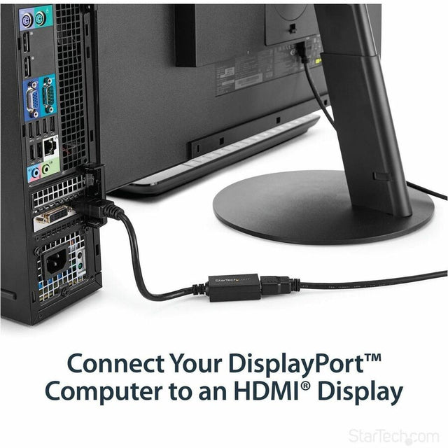 StarTech.com DisplayPort to VGA Adapter, Active DP to VGA Converter, 1080p Video DP to VGA Monitor Dongle, Latching DP Connector, Durable
