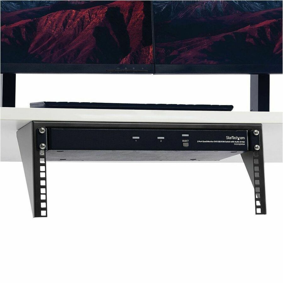 StarTech.com 4U 19in Steel Vertical Wallmount Equipment Rack Bracket