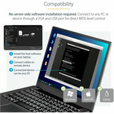 StarTech.com KVM Console to USB 2.0 Portable Laptop Crash Cart Adapter - Notebook Netbook Crash cart adapter - Compact - KVM to USB Notebook Portable KVM Console