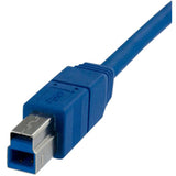 StarTech.com SuperSpeed USB 3.0 (5Gbps) Cable A to B - USB 3.0 A (M) to USB 3.0 B (M) - 480 MBytes/s or 4.8 Gbps - 3 ft
