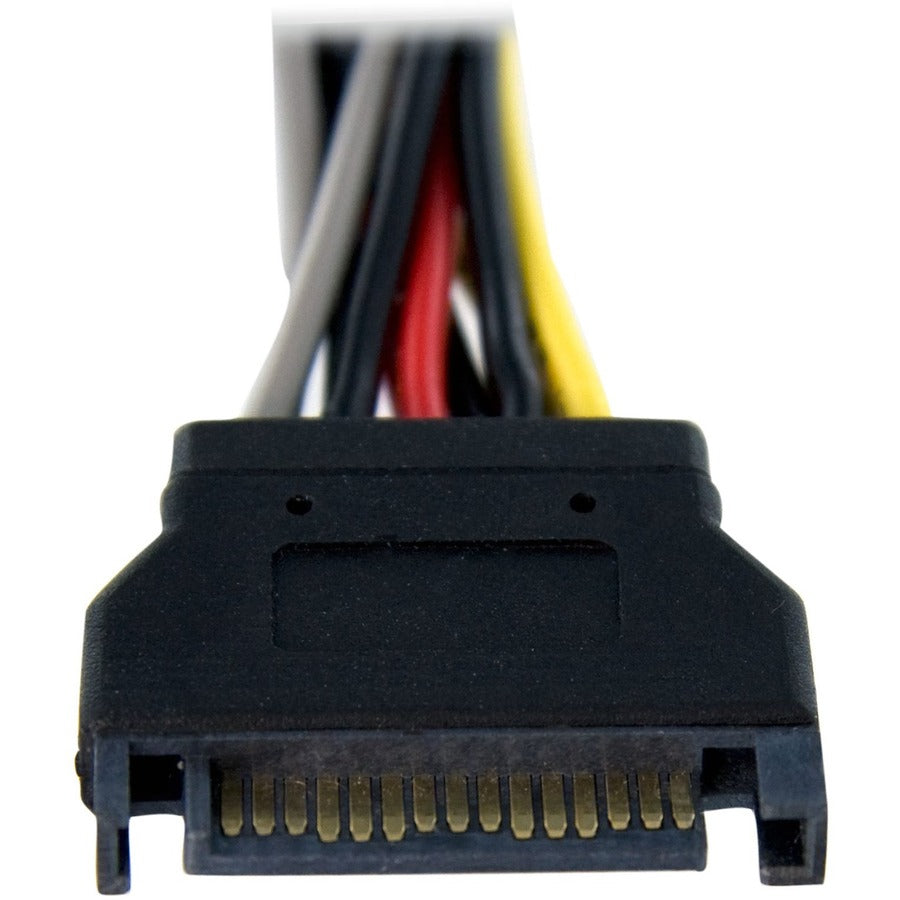 StarTech.com 6in SATA Power Y Splitter Cable Adapter - M/F