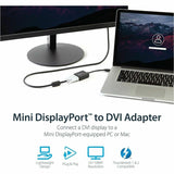 StarTech.com Mini DisplayPort to DVI Adapter, Mini DP to DVI-D Converter, 1080p Video, VESA Certified, mDP 1.2 to DVI Monitor/Display
