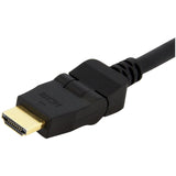 Câble HDMI pivotant StarTech.com de 1,8 m, cordon HDMI UHD rotatif haute vitesse 4K 30 Hz, câble HDMI 1.4 pivotant avec connecteur pivotant à 180° M/M