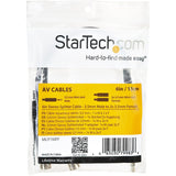 Câble répartiteur stéréo StarTech.com - Phono stéréo 3,5 mm (M) - Phono 2x stéréo (F) - 15 cm