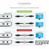 StarTech.com 6ft (2m) Mini DisplayPort Cable, 4K x 2K Ultra HD Video, Mini DisplayPort 1.2 Cable, Mini DP Cable for Monitor, mDP Cord, M/M